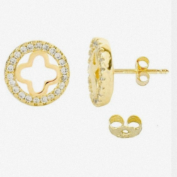 Boucles d'oreilles puces - pour femme