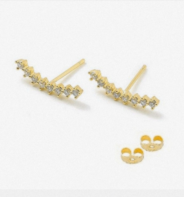 Boucles d'oreilles barettes long de l'oreille