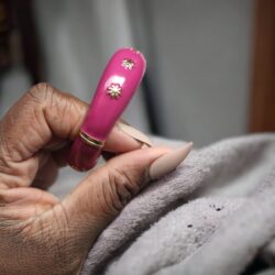 BRACELET JONC ÉMAIL ROSE