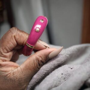 BRACELET JONC ÉMAIL ROSE