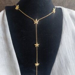 Collier étoile acier inoxydable